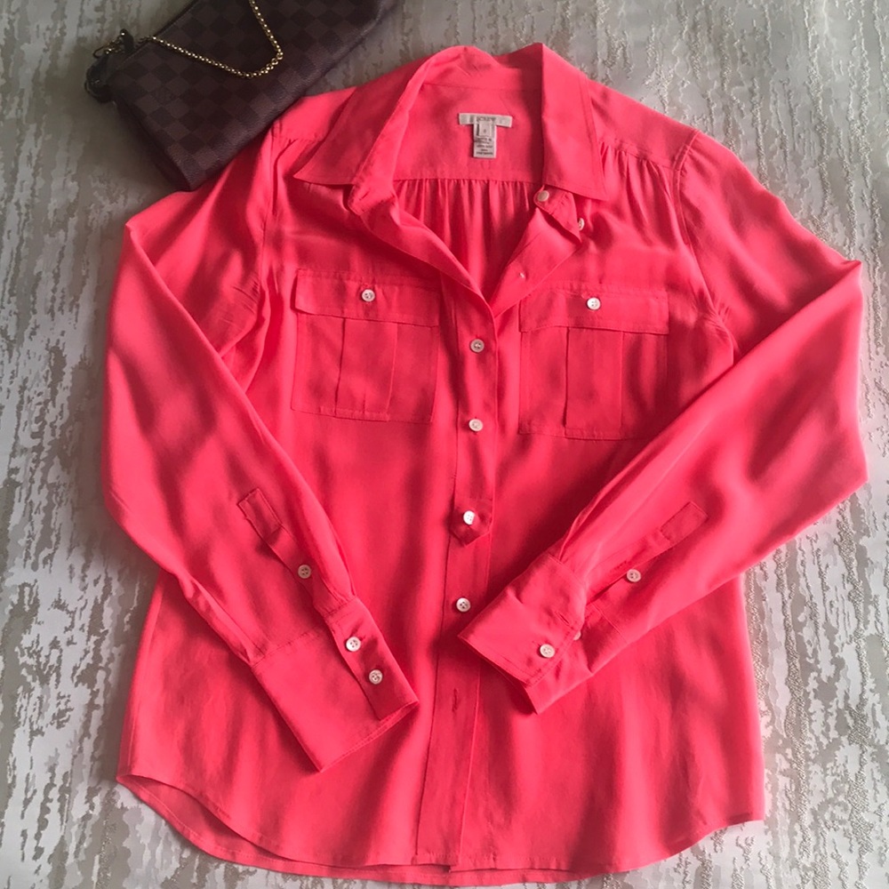 J Crew Silk Blouse
